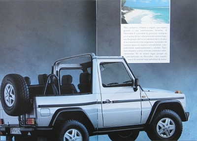 Preview: Mercedes Benz Offroad Brochure 40 Pages 10.1990  mb-g-op90