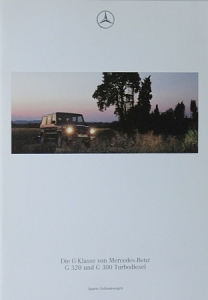 Mercedes Benz Offroad Brochure 24 Pages 1996  mb-g-op96