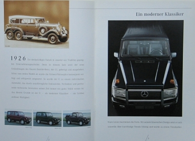 Preview: Mercedes Benz Offroad Brochure 24 Pages 1996  mb-g-op96