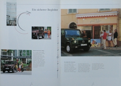 Preview: Mercedes Benz Offroad Brochure 24 Pages 1996  mb-g-op96