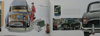 Preview: Daimler Benz Prospekt Typ 190/W 121 1958  MB-op581
