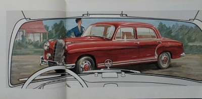 Preview: Daimler Benz Prospekt  Typ 220 S/W 180 1956  MB-op561
