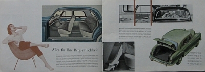Preview: Daimler Benz Prospekt Typ 219/W 105 1957  MB-op571