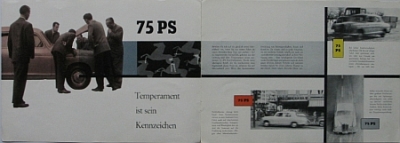 Preview: Daimler Benz Prospekt Typ 190/W 121 1958  MB-op581