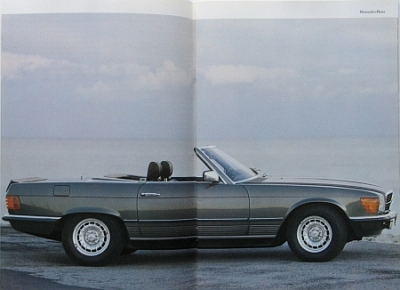 Preview: Daimler Benz Brochure SL/ W 107 Models 12.1981  MB-op811