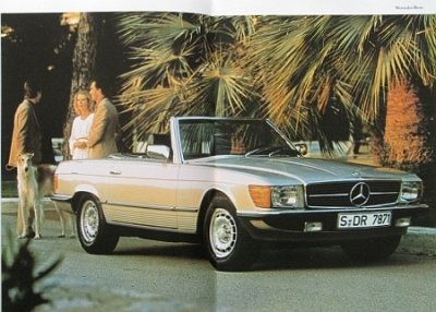 Preview: Daimler Benz Brochure SL/ W 107 Models 12.1981  MB-op811