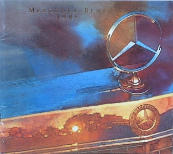 Mercedes Benz Prestige Prospekt/Programm USA 1985 mb-p851