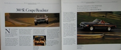 Preview: Mercedes Benz Prestige Brochure/Program USA 1985 mb-p851
