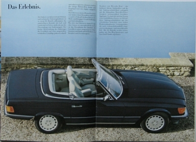 Preview: Daimler Benz Brochure SL/ W 107 Modelle 01.1988  MB-op881