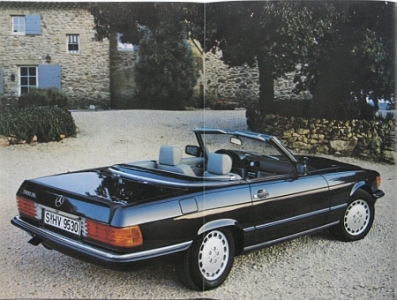 Preview: Daimler Benz Brochure SL/ W 107 Modelle 01.1988  MB-op881