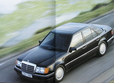 Preview: Mercedes Benz Prestige Brochure Typ 500E 1989  MB-op891