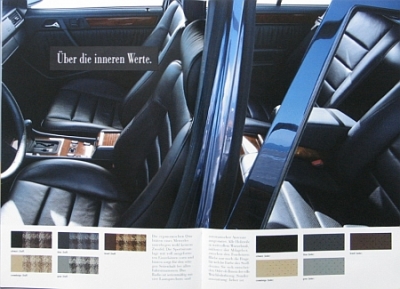 Preview: Mercedes Benz Prestige Brochure Typ 500E 1989  MB-op891
