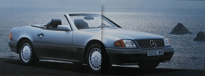 Preview: Mercedes Prestige Brochure SL 7.1992  MB-op921