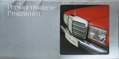 Mercedes Benz Brochure/Program 9.1976 mb-p761