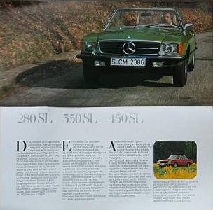 Mercedes Benz Prospekt/Programm 9.1976 mb-p761