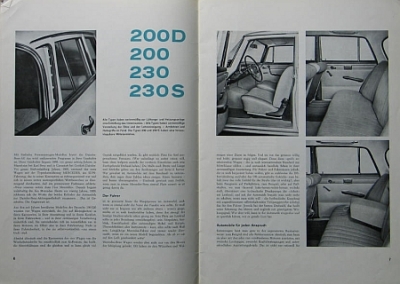 Mercedes Benz Brochure/Information 3.1966 mb-p661