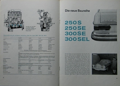 Mercedes Benz Brochure/Information 3.1966 mb-p661