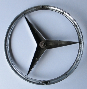Preview: Mercedes Benz Metall Stern Groß ca. 1970 mb-st01 Preview: Mercedes Benz Metall Stern Groß ca. 1970 mb-st01