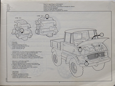 Preview: MB Unimog Ersatzteilliste Type 403/406 8.1972 mbuni-etl72