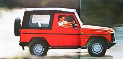 Preview: Mercedes Benz G Model Offroad Brochure  56 Pages 8.1981 mb-g-op81
