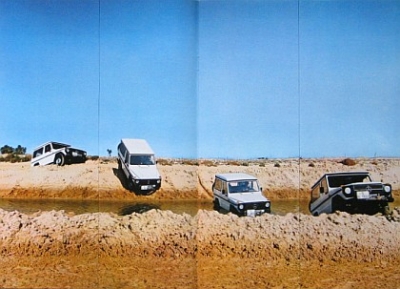 Preview: Mercedes Benz G Model Offroad Brochure  56 Pages 8.1981 mb-g-op81