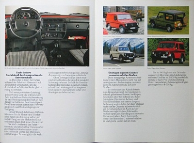 Preview: Mercedes Benz G Model Offroad Brochure 12 Pages 1982 mb-g-op82