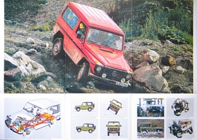 Preview: Mercedes Benz G Model Offroad Brochure 12 Pages 1982 mb-g-op82