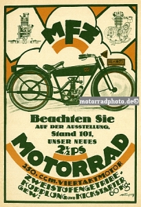 MFZ Motorcycle Poster Layout 1924  mfz-po01