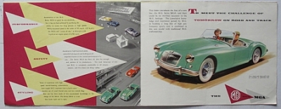 Preview: MGA Prospekt 8 Seiten 1958  mg-op58