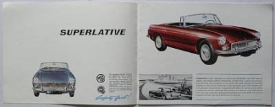 Preview: MGB Prospekt 16 Seiten 1962  mg-op62