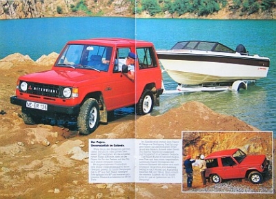 Preview: Mitsubishi Pajero Brochure 16 Pages 1983 mitsu-p-op83