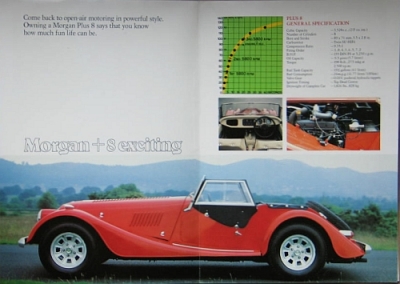 Morgan Automobil Prospekt 1981 morg-op81