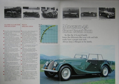 Morgan Automobil Brochure 1981 morg-op81