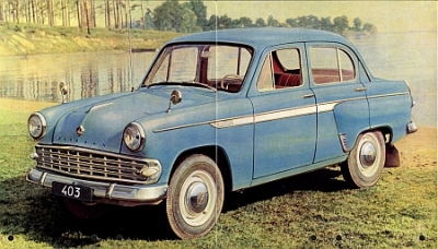 Preview: Moskvitch Automobil Prospekt Typ 403  1964   mosk-op64