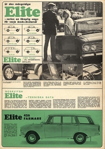 Preview: Moskvitch Automobil Prospekt Typ Elite 433  1968   mosk-op68