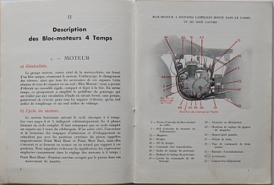 Preview: Motoconfort Motorrad Bedienungsanleitung 4 Takt Modelle 1933 moco-bdl33