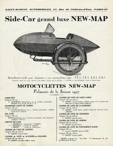 Preview: New Map Motorrad Prospektblatt  2 Seiten  1927 nema-p27