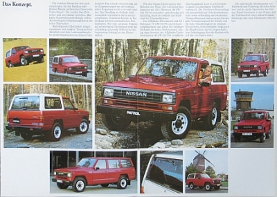 Preview: Nissan Patrol Brochure 10 Pages 9.1985  niss-p-op85