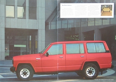 Preview: Nissan Patrol Brochure 22  Pages 1.1987 niss-p-op871