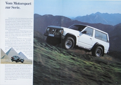 Preview: Nissan Patrol  Brochure Typ GR 22  Pages 1.1992  niss-p-op92