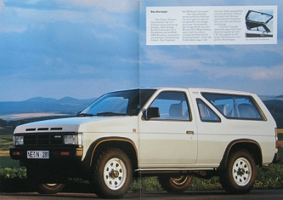 Preview: Nissan Terrano Prospekt  8 Seiten  11.1987   niss-p-op872 Preview: Nissan Terrano Prospekt  8 Seiten  11.1987   niss-p-op872