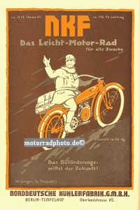 NKF Motorrad Plakat Entwurf 1923   nkf-po01