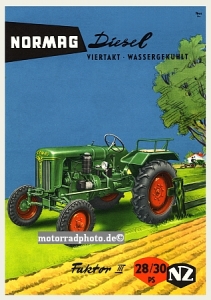 Normag Tractor Poster Layout 1956 norm-po01-56