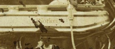 Preview: Norton Motorrad Foto Typ Big Four 633ccm  um 1924   no-f17