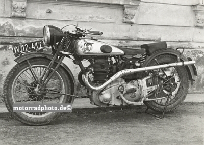 NSU Motorrad Foto Typ 501 OSL 1937 nsu-f122