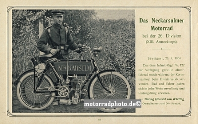 Preview: NSU Motorrad Katalog 84 Seiten 1905 nsu-p05