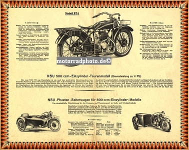 Preview: NSU Motorrad Prospekt 12 Seiten 1928 nsu-p28-1