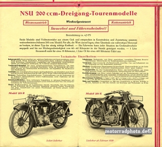 Preview: NSU Motorrad Prospekt 8 Seiten  1929 nsu-p29-1