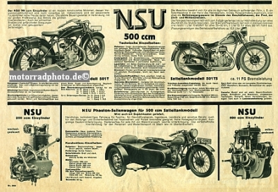 Preview: NSU Motorrad Prospekt 8 Seiten 1930 nsu-p30-4