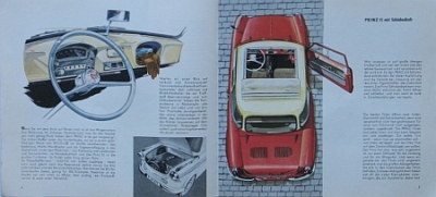 Preview: NSU Automobil Prospekt Typ Prinz 1959  Nsu-aop591
